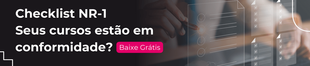 Checklist NR-1. Seus cursos estão em conformidade?
