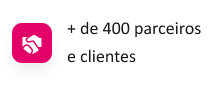 Mais de 400 clientes e parceiros