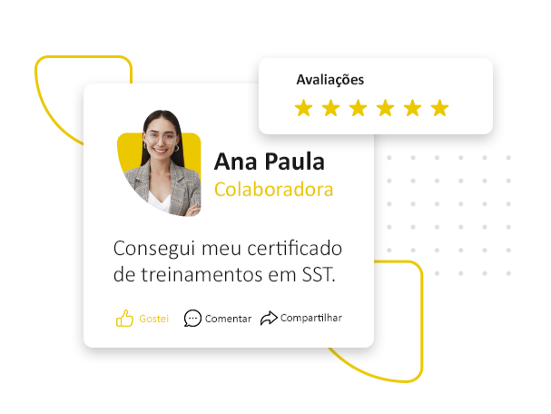 Depoimento da Ana Paula: "Consegui meu certificado de treinamentos em SST"