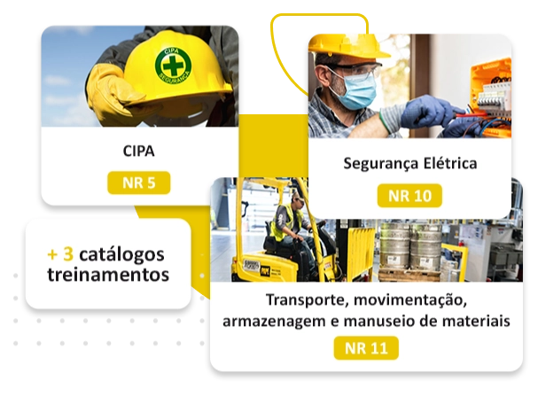 Mais de 3 catálogos de treinamentos